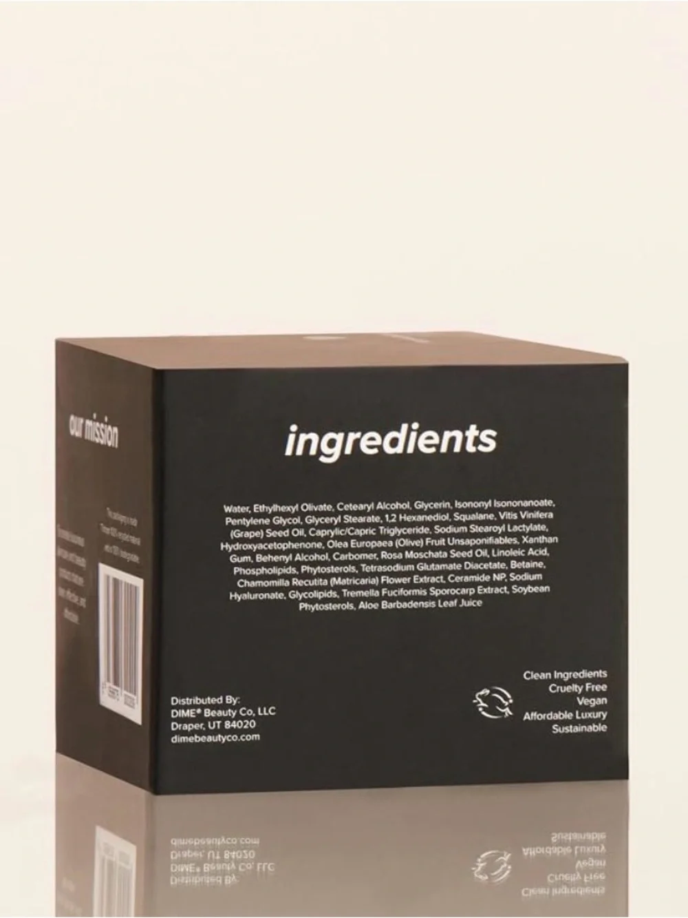 New  DIME RESTORATIVE NIGHT CREAM - Black - Ceramide + Camellia